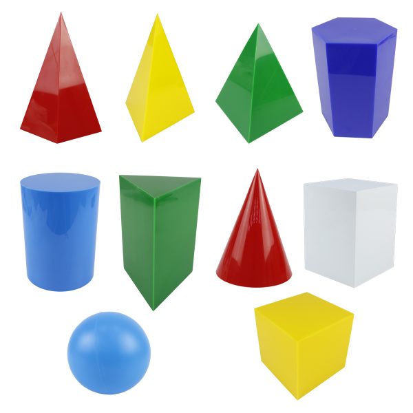 GEOMETRİK ŞEKİLLER TAKIMI 10 PRÇ - 20 CM BÜYÜKLÜK