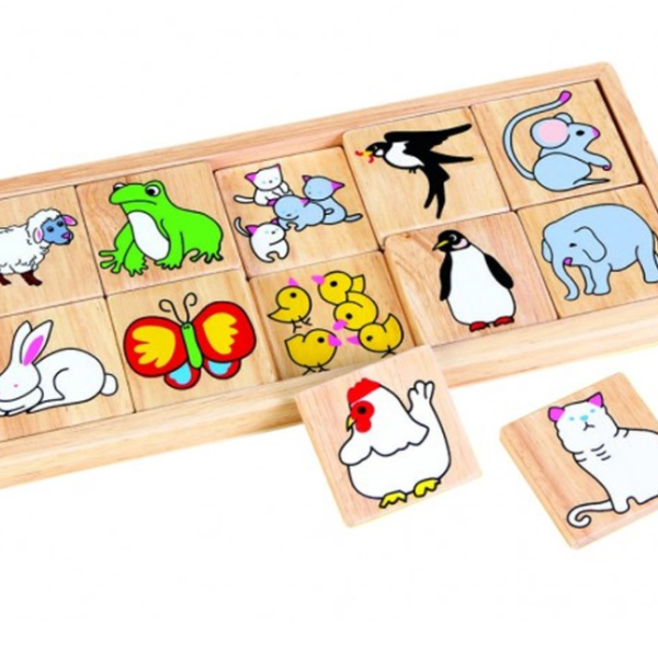 Ahşap Yavrusunu Bul Puzzle